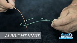 Easy Fishing Knots  How to tie an Albright Knot [upl. by Anayit]