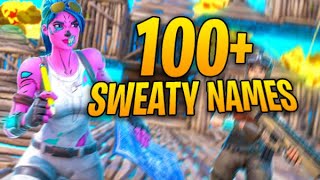 100 CoolSweaty Fortnite Names amp Gamertags NOT TAKEN Best Usernames XBOXPS5PC Warzone Names [upl. by Nylekoorb922]