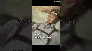 Bertholdt glow up🤯 anime aot bertholdt attackontitan fyp [upl. by Ahsilram]