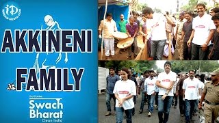 Akkineni Nagarjuna Family Joins in Swachh Bharat Campaign [upl. by Caniff]