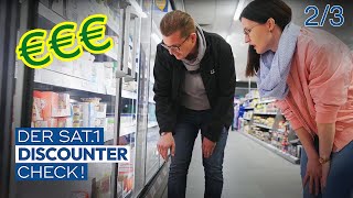 Im Test Wie unterscheiden sich die Discounter in Sortiment amp Preis 23 SAT1 DiscounterCheck [upl. by Ttoille]