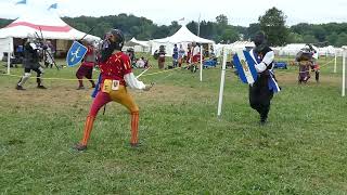 Pennsic 51 Known World Baronial Champions Tourney 8724 Bobby Tytesvs Warder Roland de Sullane [upl. by Sivaj608]