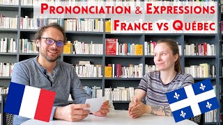 FRANCE versus QUÉBEC  Prononciation amp Expressions [upl. by Anotyal]