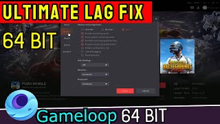 Gameloop 64 bit Installation 2023  64 vs 32  PUBG MOBILE 25 ULTIMATE LAG FIX [upl. by Tabatha583]