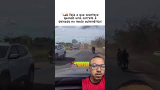 Carreta anda sozinha sem motorista na BR que perigo veja caminhão carreta noticias urgente car [upl. by Nnylassej]