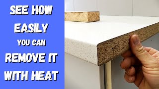 How to remove edge strip from laminate benchtop [upl. by Gustafson]