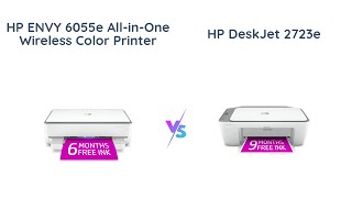 HP ENVY 6055e vs HP DeskJet 2723e Which AllinOne Printer is the Better Choice [upl. by Whitten]