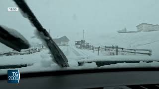 Maltempo neve in montagna Soccorso alpino molti presi alla sprovvista [upl. by Adkins]