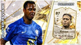 COMPLETE FORWARD BASE ICON 87 RATED PATRICK KLUIVERT PLAYER REVIEW  EA FC25 ULTIMATE TEAM [upl. by Solly]