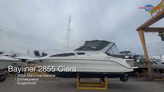 Bayliner 2855 Ciera for sale  Yacht Walkthrough Schepenkring jachtmakelaars  Krekelberg Nautic [upl. by Annek]