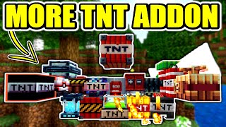 Ability To Have More TNT In MCPE With This Addon [upl. by Nnaillij703]