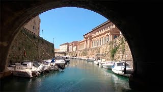 Un paseo por Livorno la pequeña Venecia de la Toscana [upl. by Kerge985]