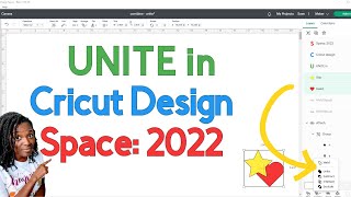 CRICUT DESIGN SPACE UPDATE 2022  COMBINE AND UNITE [upl. by Ynabe]