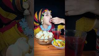 Golgappa Eating With Charge Water Shorts ytshorts panipuri golgappa MaddyEats [upl. by Upali242]