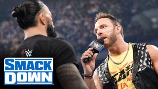 LA Knight goes toetotoe with Roman Reigns SmackDown highlights Oct 13 2023 [upl. by Layol303]