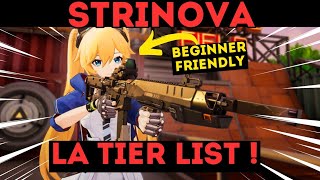 LA TIER LIST STRINOVA [upl. by Kcered]