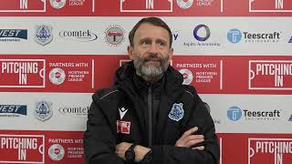 Bishop Auckland v ChesterLeStreet October 8th 2024 745pm Kick Off Post Match Managers Interview [upl. by Em]