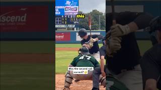 Player hits teammate with 110mph 🔥 [upl. by Ainav]