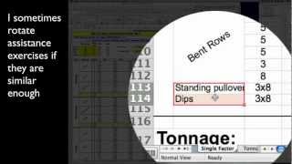 5X5 Workout Routine  Madcow 5x5 Spreadsheet  PORTRAIT  Intermediate [upl. by Itram]