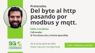 SGVirtual 2004 Protocolos Del byte al http pasando por modbus y mqtt [upl. by Eugenia]