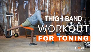 6 Resistance Band Exercises for Toned Glutes and Thighs [upl. by Nodnerb]