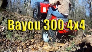 Kawasaki Bayou 300 4x4 OffRoad Test Review Budget ATV that Delivers [upl. by Zel382]