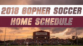 Gopher Soccer 2018 Home Schedule [upl. by Chapnick306]