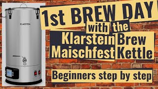 Klarstein Maischfest brew kettle  A beginners step by step guide on this all in 1 kettle [upl. by Rozanne]