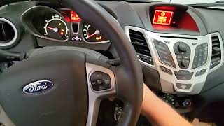 2011 Ford Fiesta Transmission Malfunction Service now warning message on dashboard yellow wrench [upl. by Sucramed57]