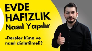 3  Evde hafızlık nasıl yapılır  Dersler kime ve nasıl dinletilir  HAFIZLIK [upl. by Osi]