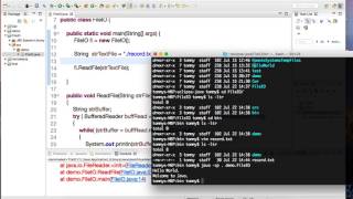 Java IO BufferedReaderFileReader and BufferedWriterFileWriter [upl. by Elehcin]