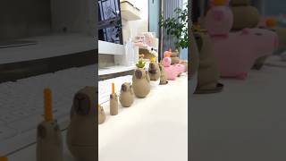 Look this is the capybara army I built for youcapybara 3d creative ornaments gift cute new [upl. by Seebeck]