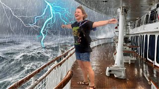 OUR Cruise SHIP got STRUCK by a HUGE STORM [upl. by Stirling]