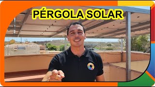 👉Cómo instalar PÉRGOLA SOLAR fotovoltaica para autoconsumo en una terraza caso real y TRUCOS🧡 [upl. by Iren464]