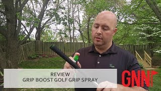 REVIEW Grip Boost golf grip spray [upl. by Lessirg]