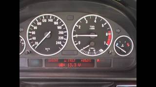 BMW E38 E39 Cluster voltage and Alternator test E46 and X5 Cluster unlock [upl. by Niels]