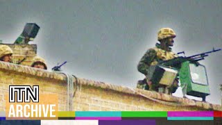 Last Day of the Gulf War  Dramatic Desert Storm Footage of Royal Marines Retaking UK Embassy 1991 [upl. by Peddada]