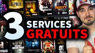 3 SERVICES pour REGARDER des FILMS et SÉRIES GRATUITEMENT  et légalement [upl. by Latyrc]