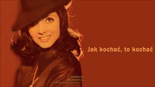 Halina Kunicka  Jak kochać to kochać Official Audio [upl. by Ymmor]