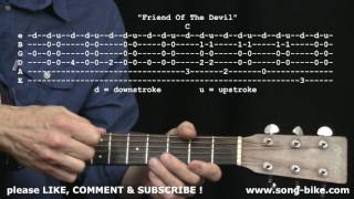 quotFriend of the Devilquot by The Grateful Dead  365 Riffs For Beginning Guitar [upl. by Maise]