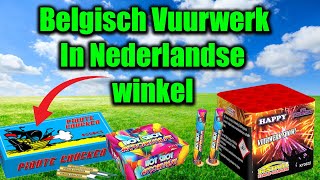 Belgisch merk in Nederlandse Vuurwerk winkel [upl. by Ninnetta427]