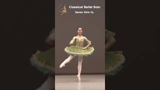 Classical Ballet Solo Senior Girls VariationTOP 3 shorts [upl. by Zenda]