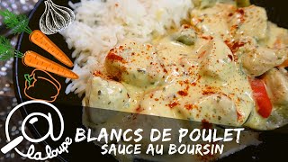 POULET SAUCE AU BOURSIN 107 [upl. by Anivahs]