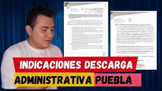 ¿QUÉ HACER EN LA DESCARGA ADMINISTRATIVA ¿PRESENCIAL O VIRTUAL  PUEBLA [upl. by Elnar666]