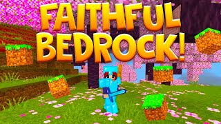 How To Get Faithful Texture Pack in Minecraft Bedrock 120 [upl. by Arak]