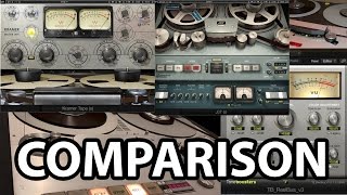 COMPARISON Kramer Tape J37 Reelbus Studer A80 and Telefunken M15 [upl. by Alessandro]