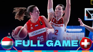 Luxembourg v Switzerland  Full Basketball Game  FIBA Womens EuroBasket 2025 Qualifiers [upl. by Areht]