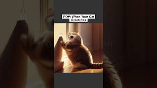 Cat scratches cat ai memes [upl. by Akiem]