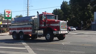 LAFD Water Tender 88 Responding [upl. by Alidus]