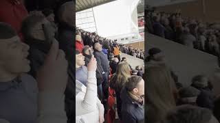 MILLWALL FANS SING ZIAN FLEMMING SONG AT STOKE millwall stokecity awaydays [upl. by Vins]